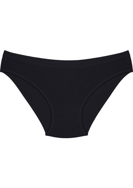 Kadın Pamuk 4'lü Fitilli Bikini Külot