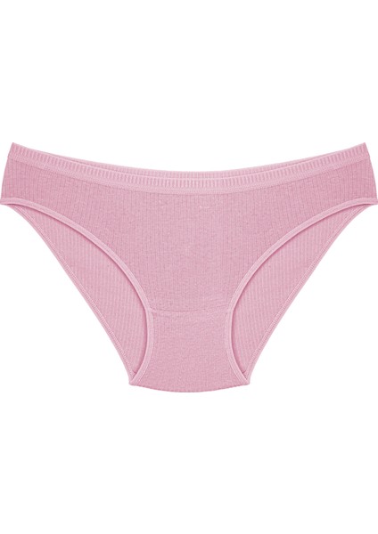 Kadın Pamuk 4'lü Fitilli Bikini Külot