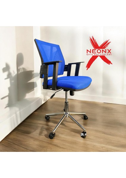 Neonx/kelebek Çalışma Sandalyesi Metal Ayaklı/personel Koltuğu/ofis Sandalyesi/ofis Kolltuğu//genç Odası/çocuk Odası