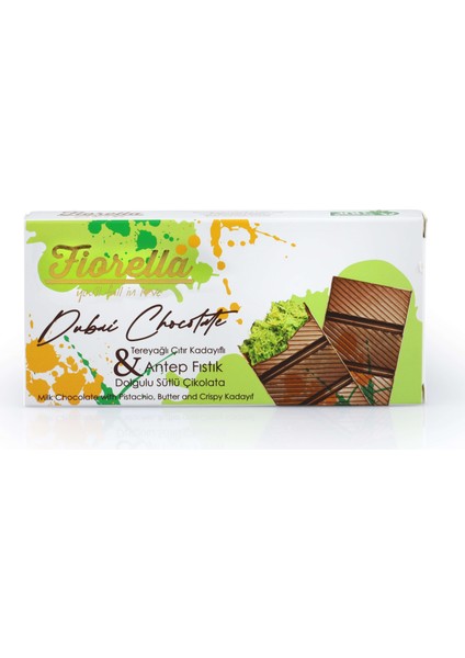 Dubai Çikolatası 200 Gr. 12 Adet (1 Koli)