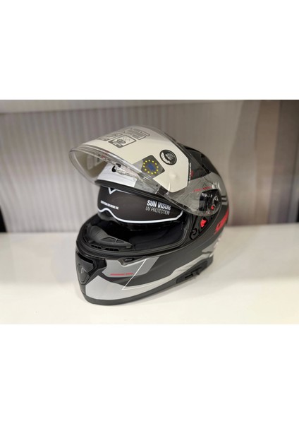 Kask Shıro Katana Sv Orbe Mat Gri/siyah modelleri