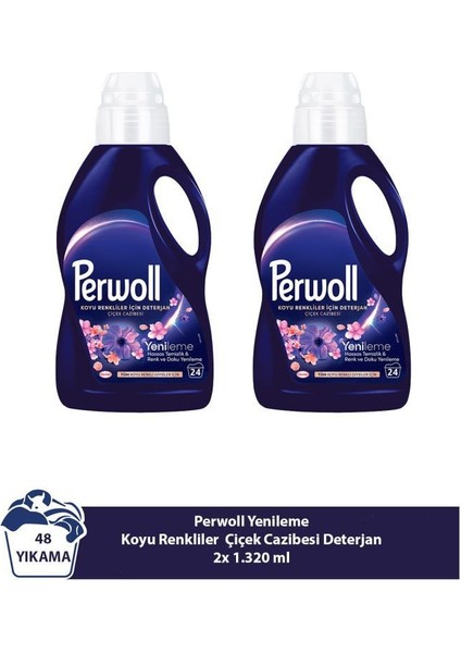 Yenileme Koyu Renkliler Çiçek Cazibesi 2x 1.485 ml 48 Yıkama