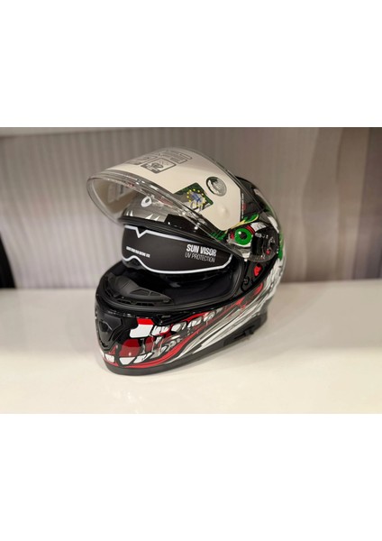 Kask Shıro Katana Sv Joker Kırmızı/yeşil/beyaz fiyatları