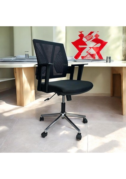 Neonx/kelebek Çalışma Sandalyesi Metal Ayaklı/personel Koltuğu/ofis Sandalyesi/ofis Kolltuğu//genç Odası/çocuk Odası