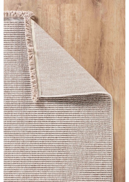 Loopy 5551 Bej Yumuşak Dokulu Bukle Modern Salon Mutfak Koridor Halısı Tozumaz Örgü Makine Halısı fiyatları