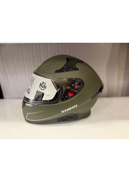 Kask Shıro Katana Sv Joker Mat Yeşil