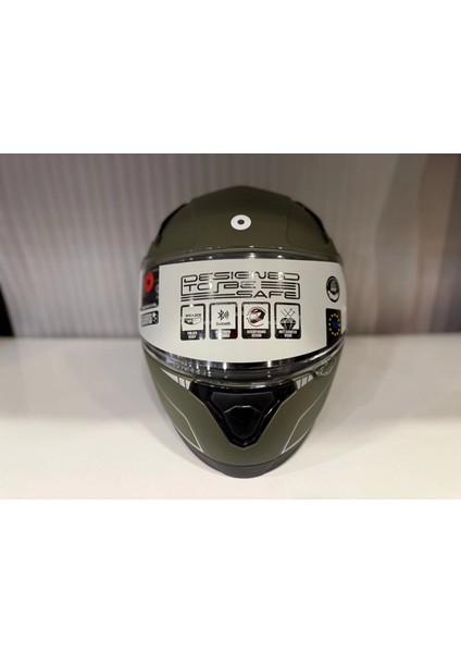 Kask Shıro Katana Sv Joker Mat Yeşil