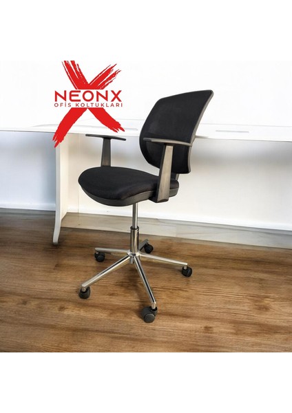 Small Çalışma Sandalyesi Metal Ayaklı/ofis Sandalyesi/personel Sandalyesi/genç Odası/çocuk Odası