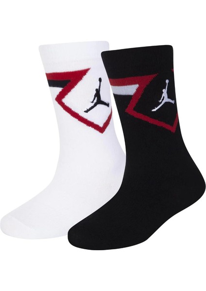 Nıke Jordan Dıamond Hıgh Crewankle Socks 2'li Çorap