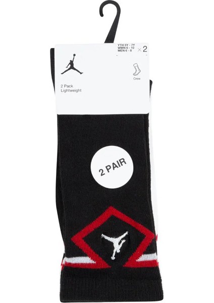 Nıke Jordan Dıamond Hıgh Crewankle Socks 2'li Çorap modelleri