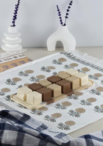 Silikon Kek Kurabiye Kalıbı - 12LI Dubai Çikolatası Kalıbı - Isıya Dayanıklı