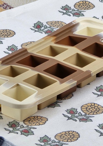 Silikon Kek Kurabiye Kalıbı - 12LI Dubai Çikolatası Kalıbı - Isıya Dayanıklı modelleri