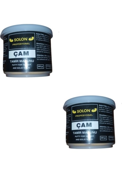 2 Adet Çok Amaçlı Ahşap Parke Masa Sehpa Çizik Çok Amaçlı Tamir Dolgu Macunu Çam 240 gr