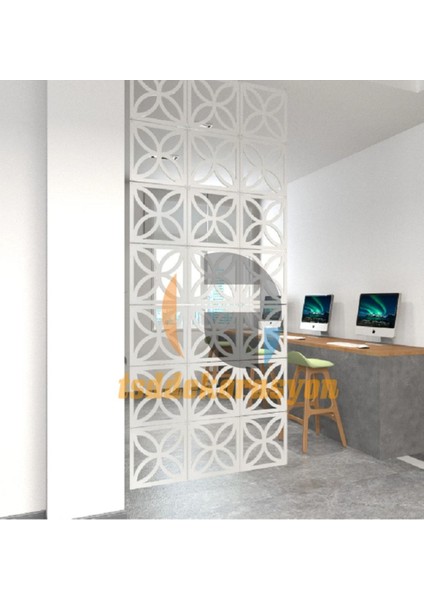 Ahşap Tavana Asmalı Oda Bölücü/seperatör Duvar Paneli