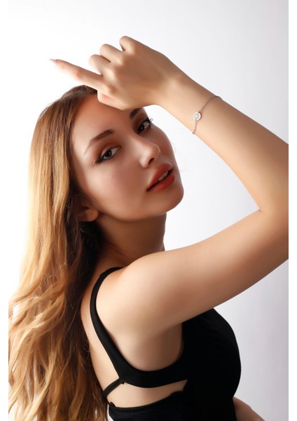 Matya Rodyum Renk Kaplama O Harfi Bileklik modelleri