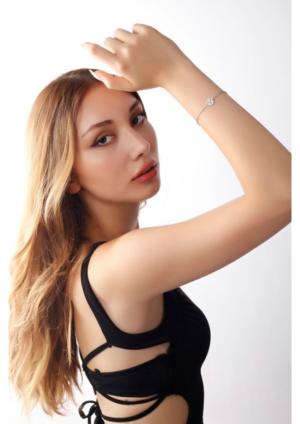 Matya Rodyum Renk Kaplama V Harfi Bileklik modelleri