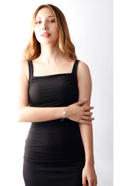 Matya Rodyum Renk Kaplama V Harfi Bileklik fırsatları