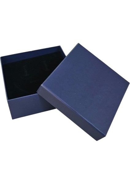 Lacivert Sert Kelepçe Kutusu 12 Li Paket ( Içi Süngerli )