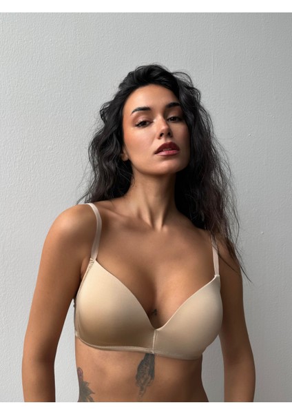 Mikro Kumaş Desteksiz C Kap Ten Sütyen (700)