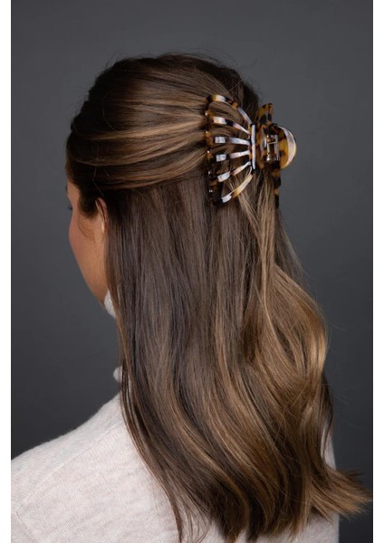 Kaplumbağa Sırtı Asetat Yengeç Mandal Toka