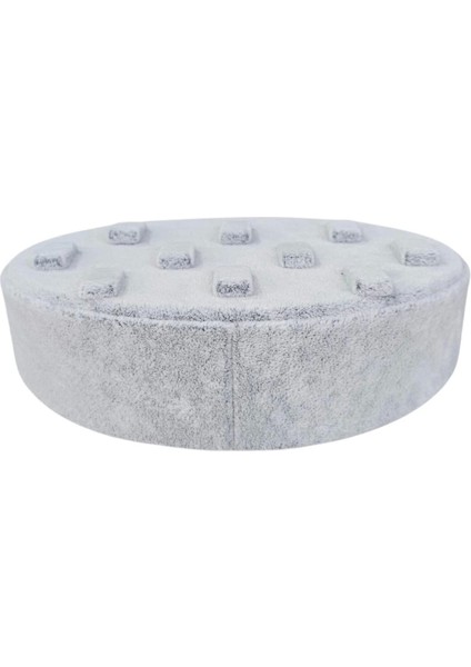 Yüzük Standı ve Tablası (Oval) Süet Gri (10 Tırnaklı) fırsatları