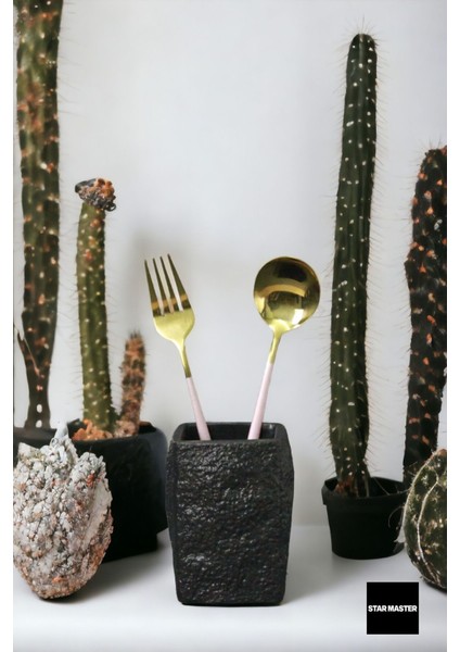 Tezgah Kaşıklık Modern Tezgah Üstü Kaşıklık Dekoratif Dik Kaşıklık Altın Eskitme Renk fiyatları