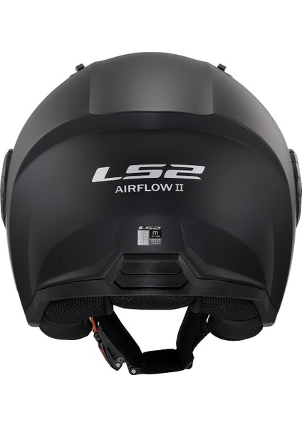 Airflow 2 Mat Siyah Açık Kask fırsatları