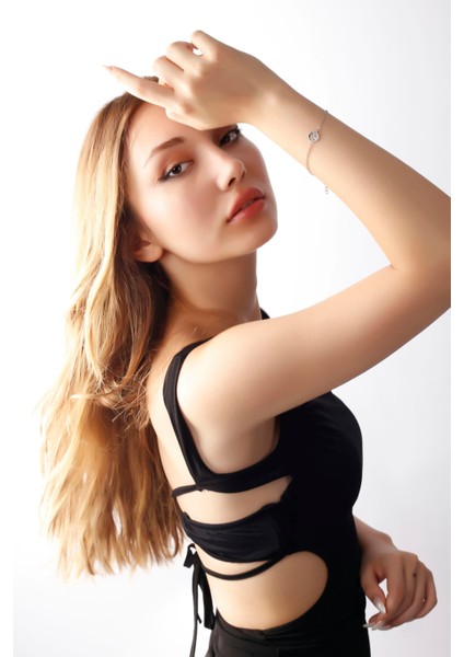 Matya Rodyum Renk Kaplama K Harfi Bileklik modelleri