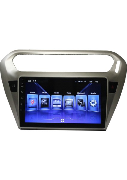 Smart Go Peugeot 301/ Citroen C Elysee 2012/2022 Gri 9 Inç 4-64