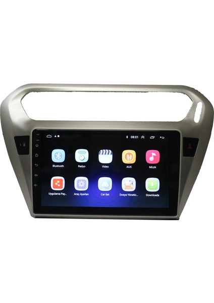 Smart Go Peugeot 301/ Citroen C Elysee 2012/2022 Gri 9 Inç 4-64