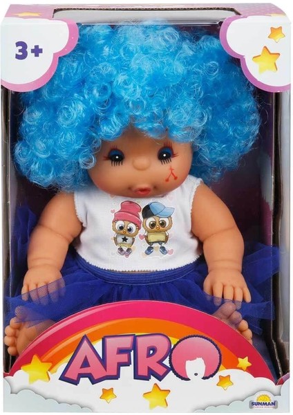 20040 Afro Kıvırcık Saçlı Bebek 23 cm -Sunman modelleri