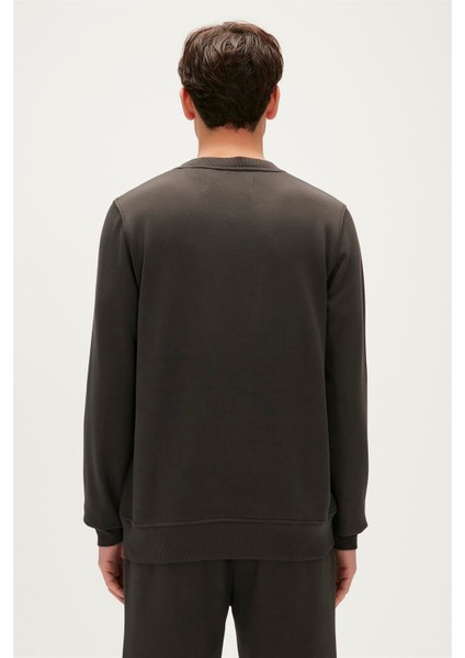 Re-Fınger Crewneck Siyah Erkek Sweatshirt fırsatları