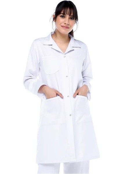 Kadın Beyaz Önlük