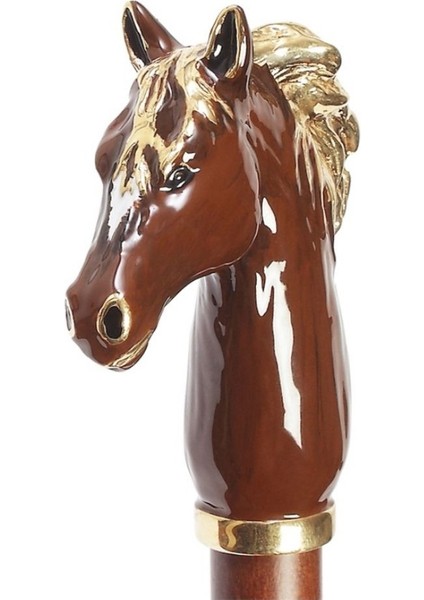 Kahverengi At Figürlü Lüks Şemsiye H: 95 cm - Ø 110 cm indirimleri