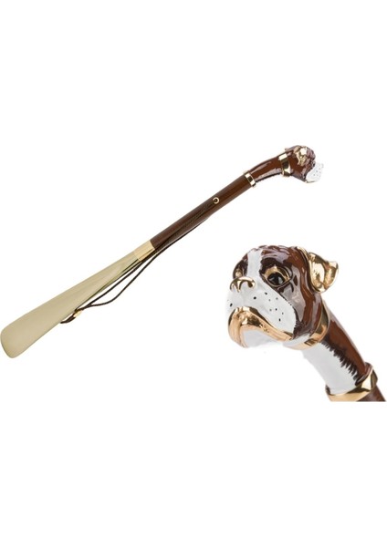 Boxer Shoehorn Lüks Ayakkabı Çekeceği H: 50 cm