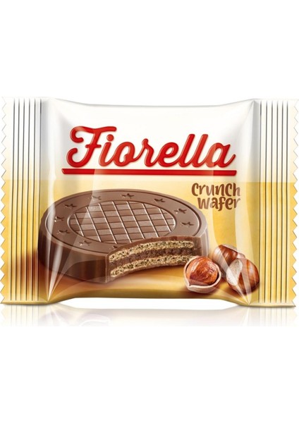 Fiorella Crunch Çikolatalı Gofret 20 gr 3 Lü 6 Lı Paket