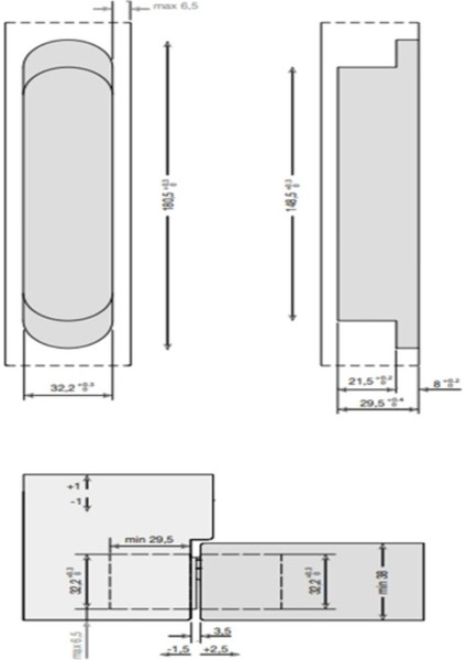 Gizli Menteşe 180X32 mm Altın Rengi Renk fiyatları