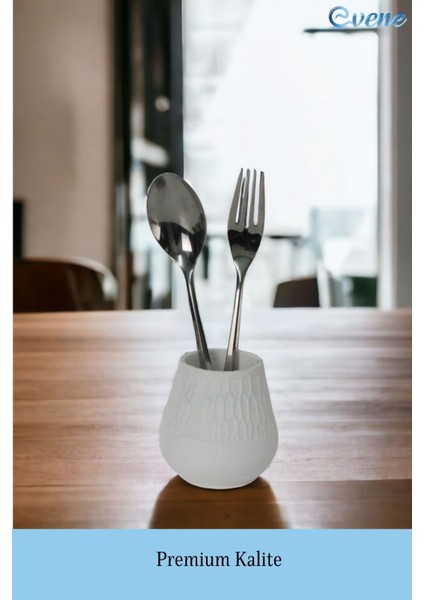 Tezgah Üstü Kaşıklık Dekoratif Dik Kaşıklık Silindir Kaşıklık Altın Renk modelleri