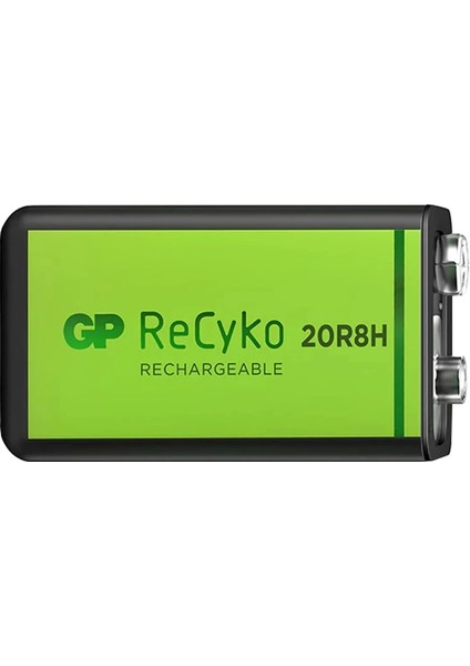 Gp Recyko 9 Volt 200 Mah Nı-Mh Şarjlı Pil GP20R8H-2E1-(GPRHV208R075) (4172)