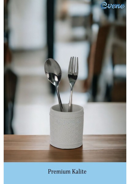 Tezgah Üstü Kaşıklık Dekoratif Dik Kaşıklık Silindir Kaşıklık Altın Eskitme Renk modelleri