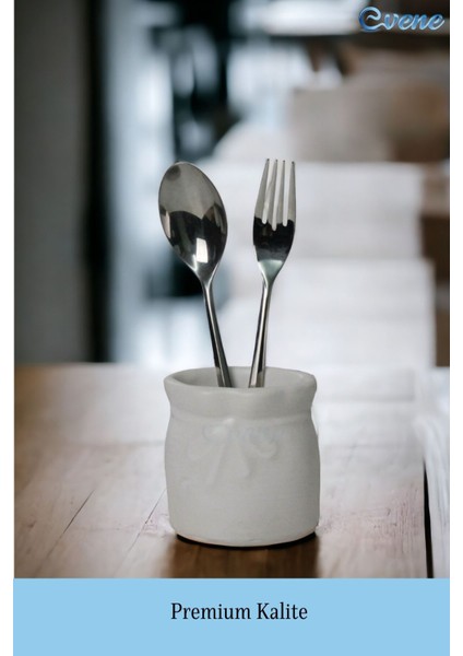 Tezgah Üstü Kaşıklık Dekoratif Dik Kaşıklık Silindir Kaşıklık Siyah Renk modelleri