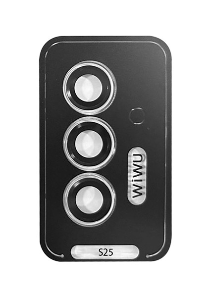 Galaxy S25 Wiwu LG-009 Lens Guard Anti Reflective Kamera Lens Koruyucu Uygulama Aparatlı Şeffaf