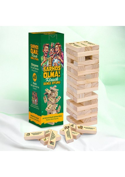 Sarhoş Olma Klasik içki ve parti shot Denge Oyunu