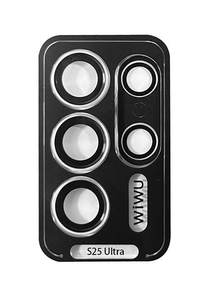 Galaxy S25 Ultra Wiwu LG-011 Lens Guard Anti Reflectiv Kamera Lens Koruyucu Uygulama Aparatlı Şeffaf