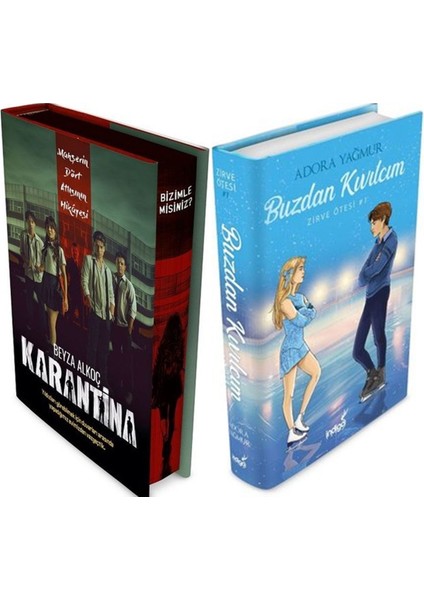 Karantina 1. Perde Film Özel Baskı / Buzdan Kıvılcım (Ciltli) 2 'li Set modelleri