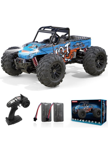 Uzaktan Kumandalı Araba 4wd Rc Araba 1/16 36 Km/h Arazi Arazi Elektrikli Araç 2.4 Ghz Off-road Canavar Araba fırsatları