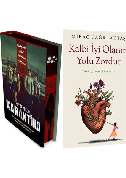 Karantina - Kalbi İyi Olanın Yolu Zordur 2'li Set modelleri