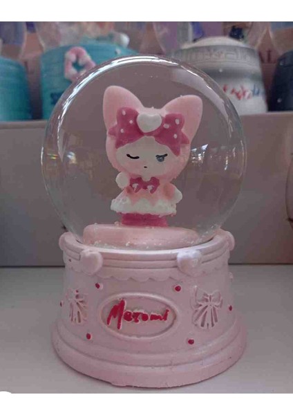 Kar Küresi Hello Kitty Işıklı Simli