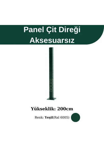 200 cm Profil Direk - Panel Çit Direği