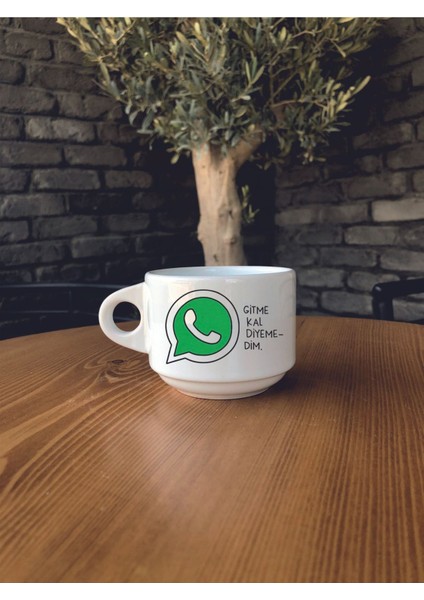 Vhatsapp Baskılı Seramik Kupa Bardak